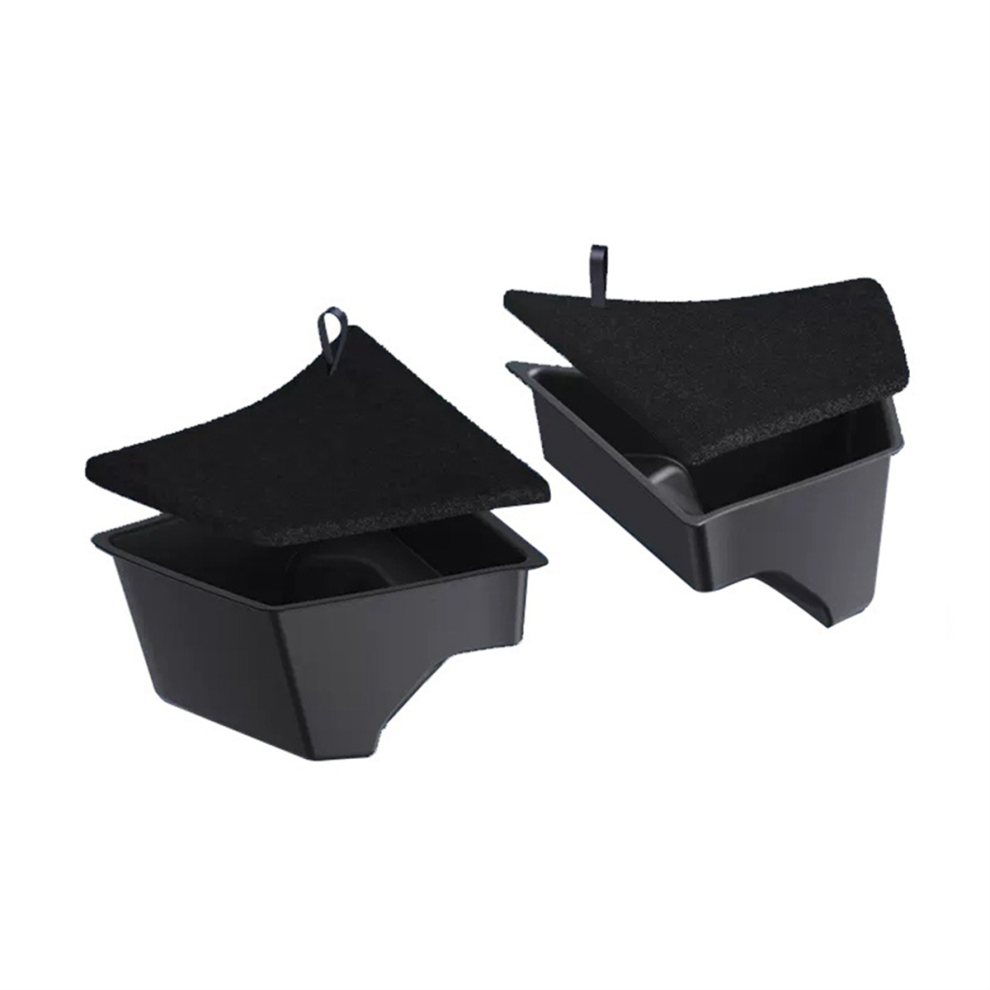 Pour Model 3 2024 Organisateur de Coffre, BoîTe Rangement LatéRale, Bac Coffre ArrièRe avec Accessoires Couverture