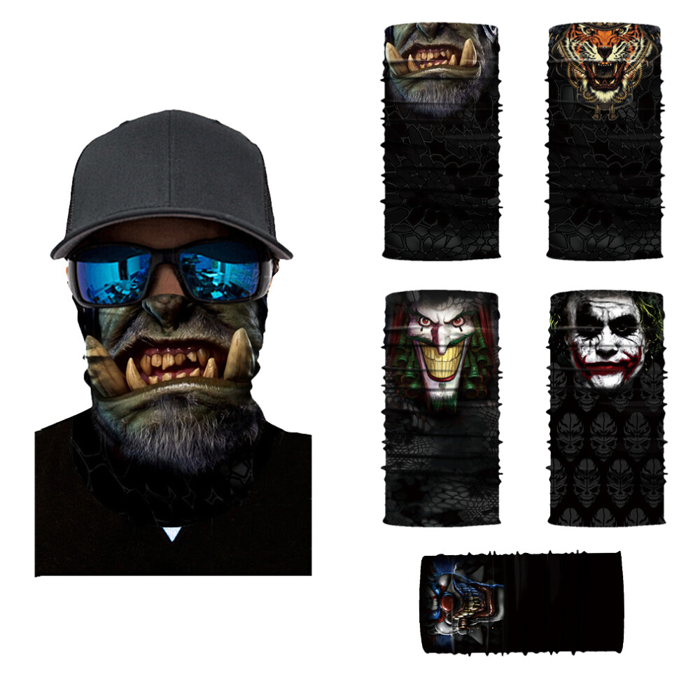 Unisex Multifunction Face Scarf Cover Mask,Sun Dust Bandanas,Uv Protection Neck Gaiter,Dustproof Windproof Headband For Fishing Motorcycling Running 938244599045