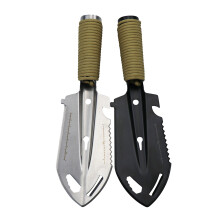 XANES 7-in-1 Tactical Shovel EDC Multifunction Survival Spade Peeler Saw Bottle Opener Screwdriver Hexagonal Wrench Camping Emergency Tools