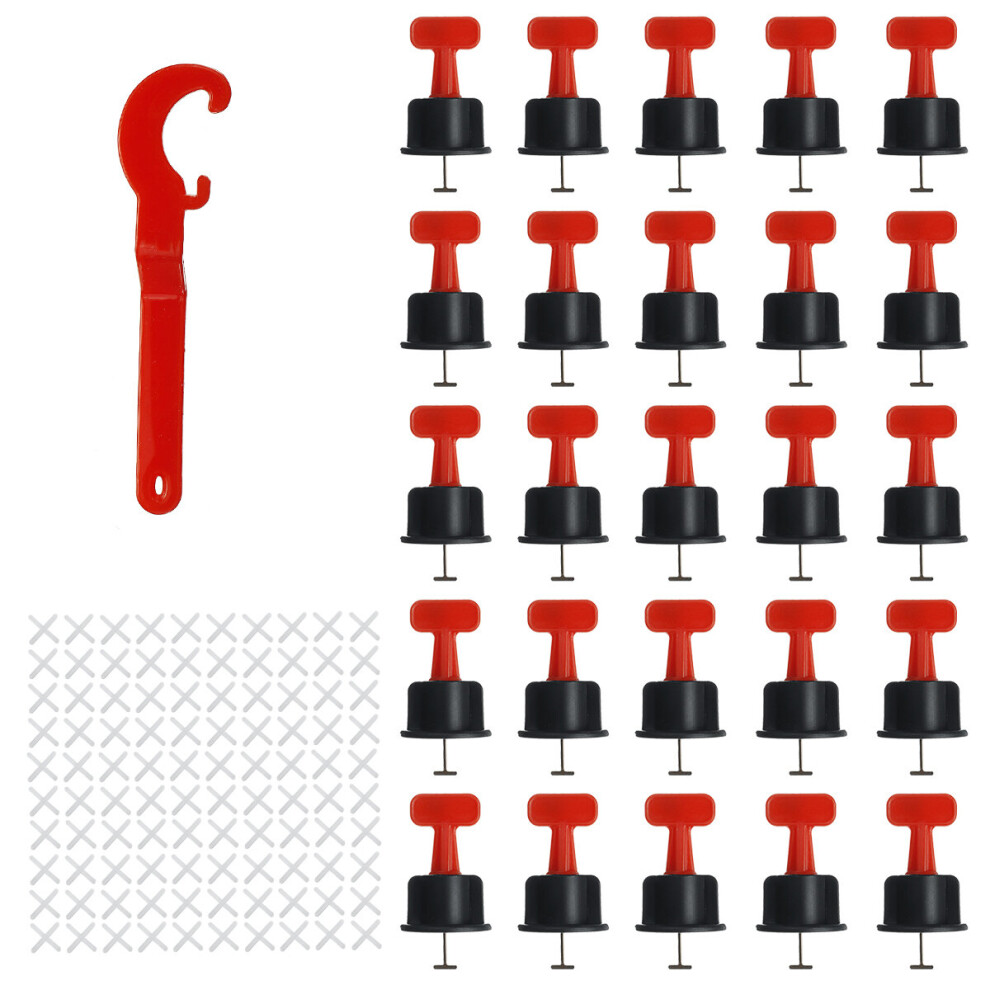 126Pcs Level Wedges Tile Spacers For Flooring Wall Tile Spacer Carrelage Tile Leveling System Leveler Locator Spacers Plier 623414316569