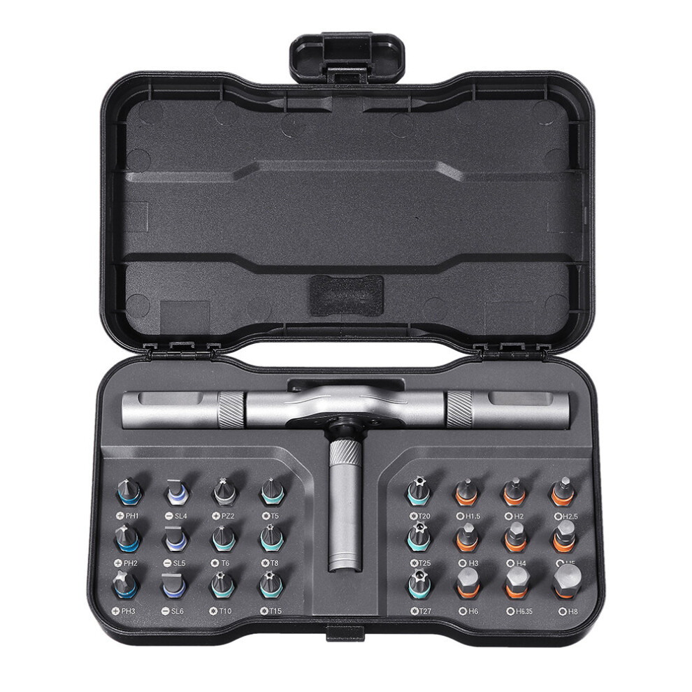 Atuman Duka Rs1 24 In 1 Multi-Purpose Ratchet Wrench Screwdriver S2 Magnetic Bits Tools Set Diy Household Repair Tool From 623414331753