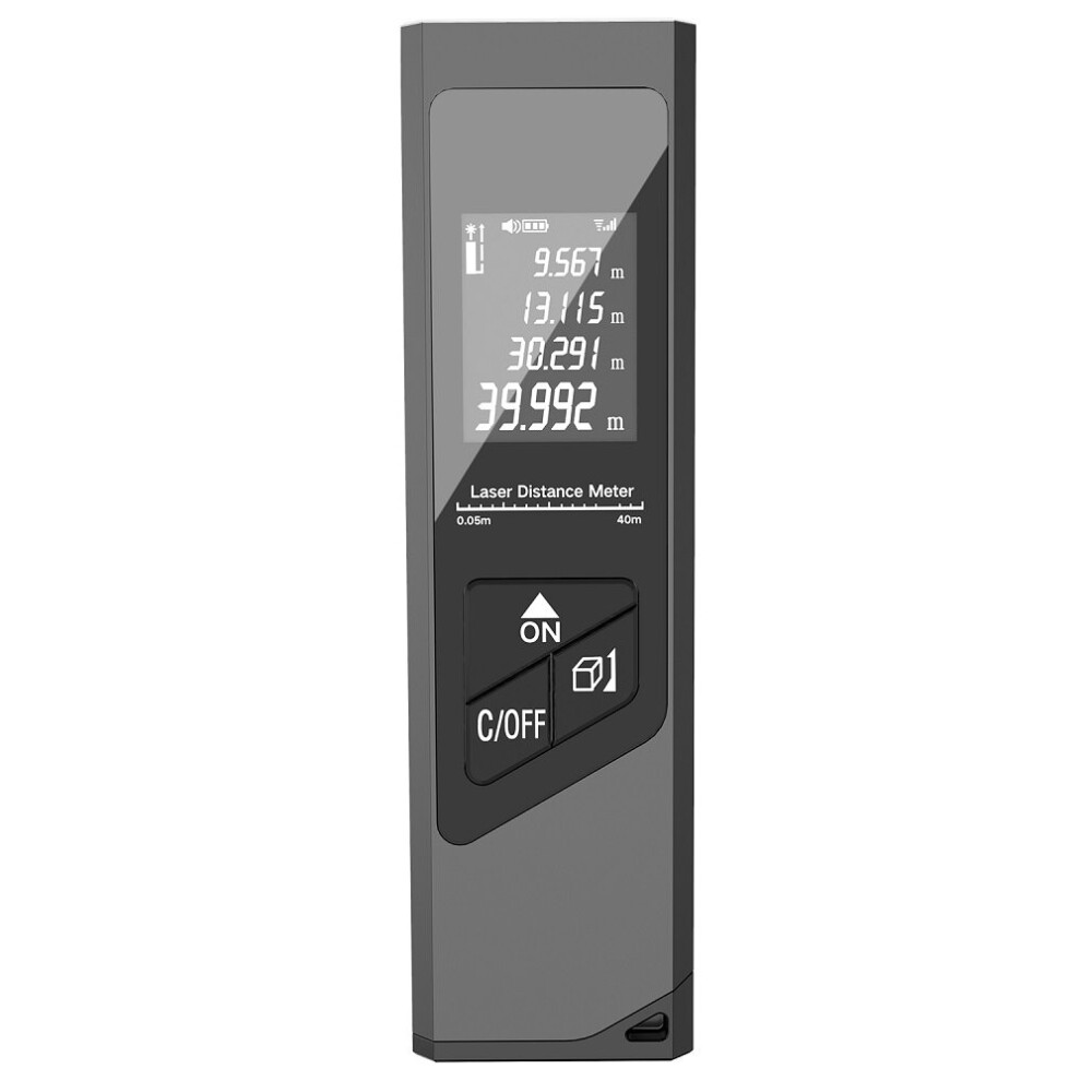 M3 Digital 40M Mini Laser Rangefinder M/In/Ft Cnc Aluminum Alloy Shell Ip54 Waterproof Laser Distance Meter Lcd Display With Backlight 623414336321