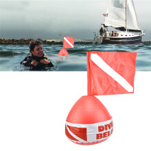 KEEP DIVING Inflatable Floating Waterproof Safety Scuba Diving Surface Marker Filled Sand Non Tumbler Swimming Diving Safety Gear Equipment
