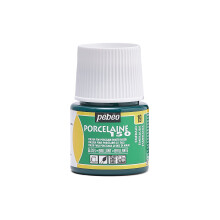 Porzellanmalfarbe - Pébéo - 150 Brillant Smaragd N19 - 45ml - Glänzende Farben - Brennen bei 150C