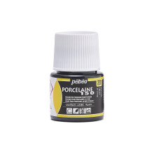 Pebeo 150 Porzellanfarbe Flasche für Porzellan Schwarz Schiefer 45 ml