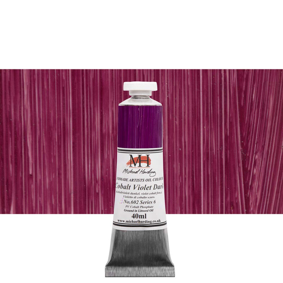 Michael Harding Artist Oil Colours Cobalt Violet Dark 40ml Tube 60240