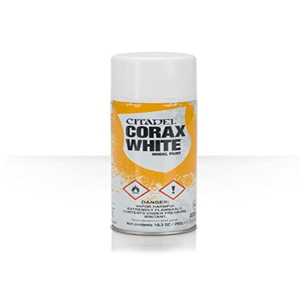 Games Workshop Warhammer 40 000 Citadel Corax White Spray Paint