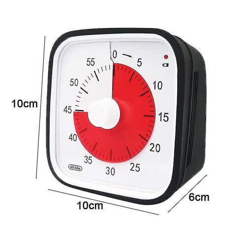 Visual Countdown Timer, Oversize Classroom Visual Timer For Kids And Adults, Durable Mechanical Kitchen Timer Clock 2