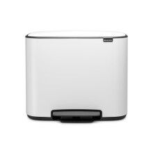 BRABANTIA Cestino a pedale Bo -11 + 23 L - Bianco