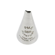 PME Right Handed Use no. 56R Seamless Stainless Steel Small Petal Supatube Decorating Tip