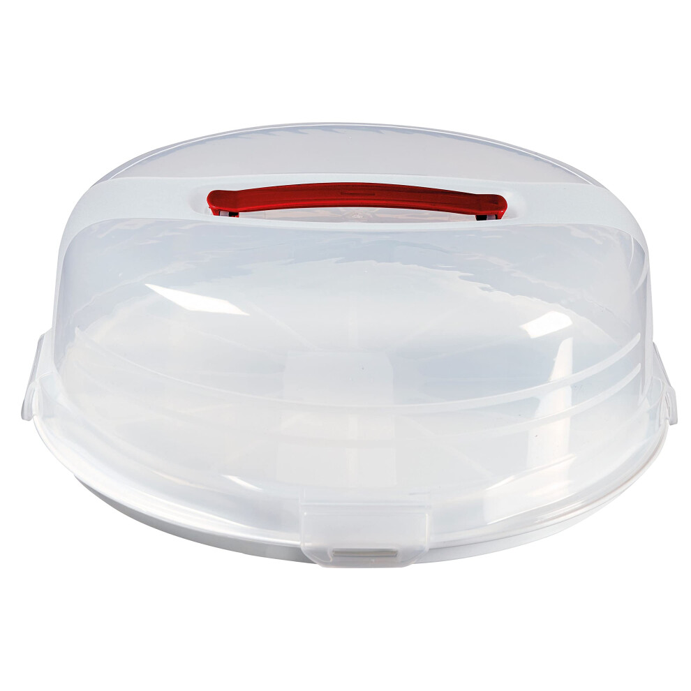 Curver 219974 Round Cake Box 27.5 X 27.5 X 8cm Plastic White