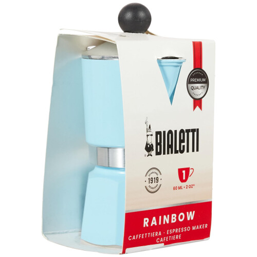 Bialetti Bialetti 5041 Rainbow Espresso Maker  Light Blue 2
