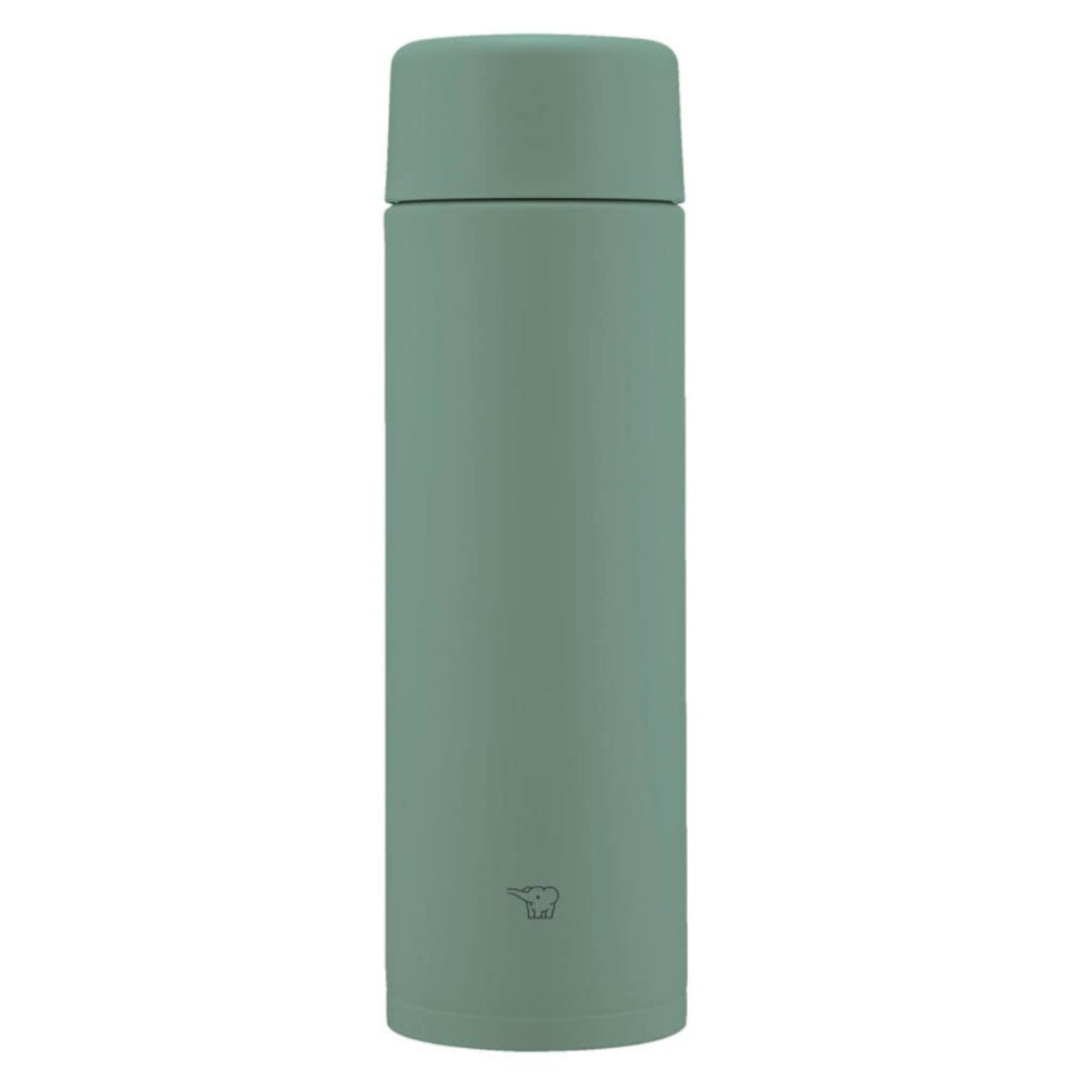 Zojirushi SM-ZB48-GM - Borraccia Senza Cuciture, 480 Ml, Con Vite, Tazza In Acciaio Inox, Verde Opaco, Rondella Integrata, Facile Da Pulire, Solo 2 Pezzi-image