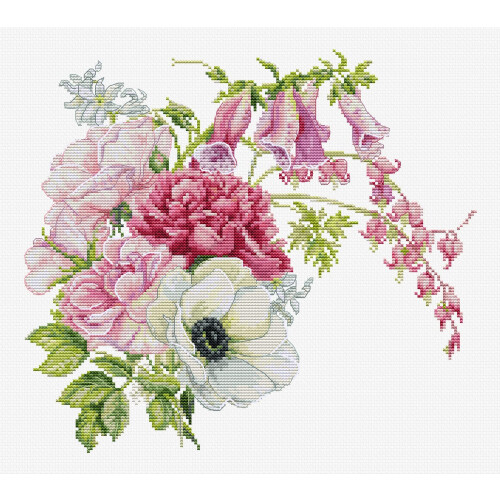 Lucas Kit de broderie Luca-S Bouquet de printemps