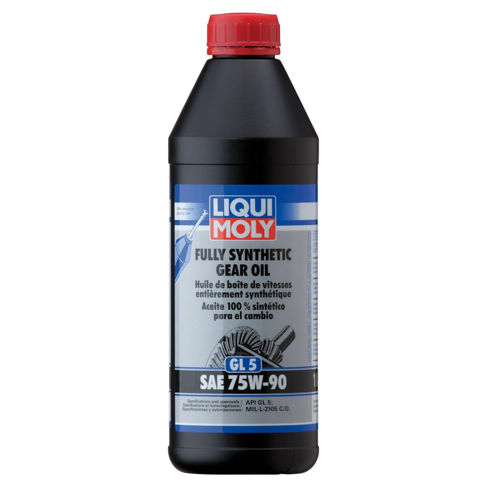 Liqui Moly (2048) SAE 75W-90 Fully Synthetic Gear Oil - 1 Liter