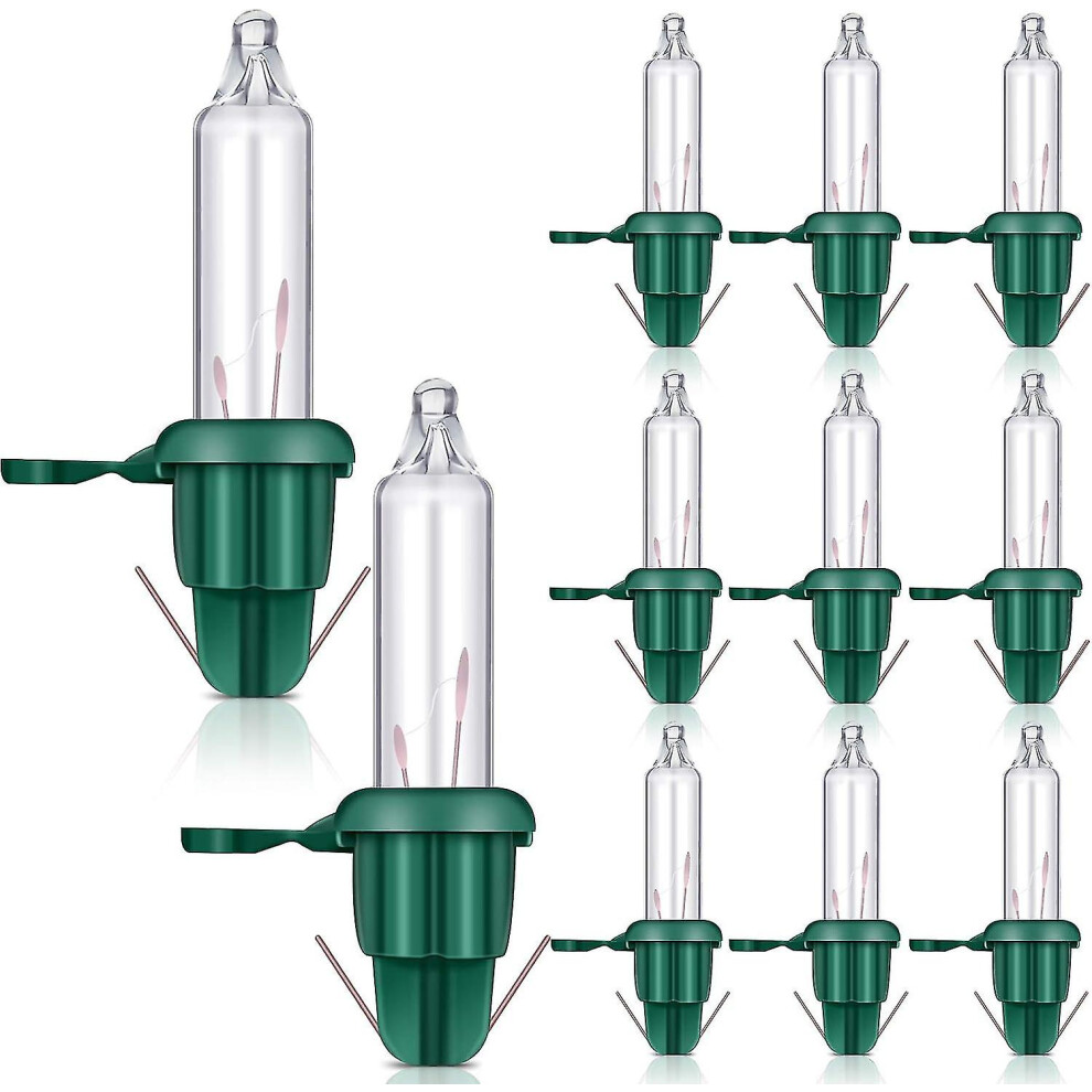 Replacement Christmas Tree Bulbs 2.5V 0.425W Led Christmas Replacement Bulbs Incandescent String Replacement Bulbs Christmas (Clear 240 Piecesju Light