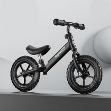 (Black) Children Balance Bike No Pedal Training Bicycle Toys For 2-6 Years Old Kids Toddlerly