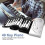 Roll Up Piano 49 Keys Flexible Silicone Hand Roll Keyboard Portable 1