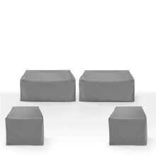 4Pc Outdoor Sectional Furniture Cover Set