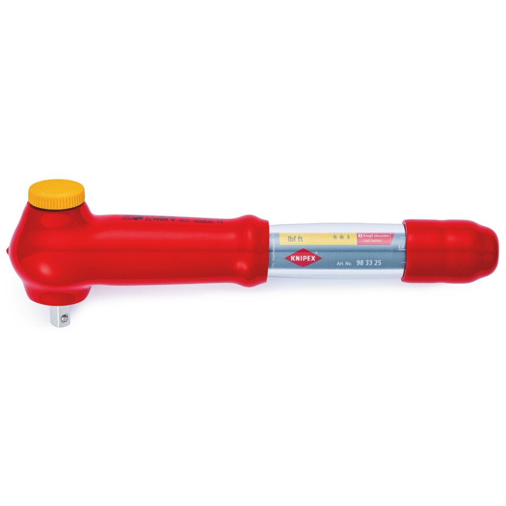 Knipex 98 33 25 Torque Wrenches insulated 3/8"" 5-25Nm
