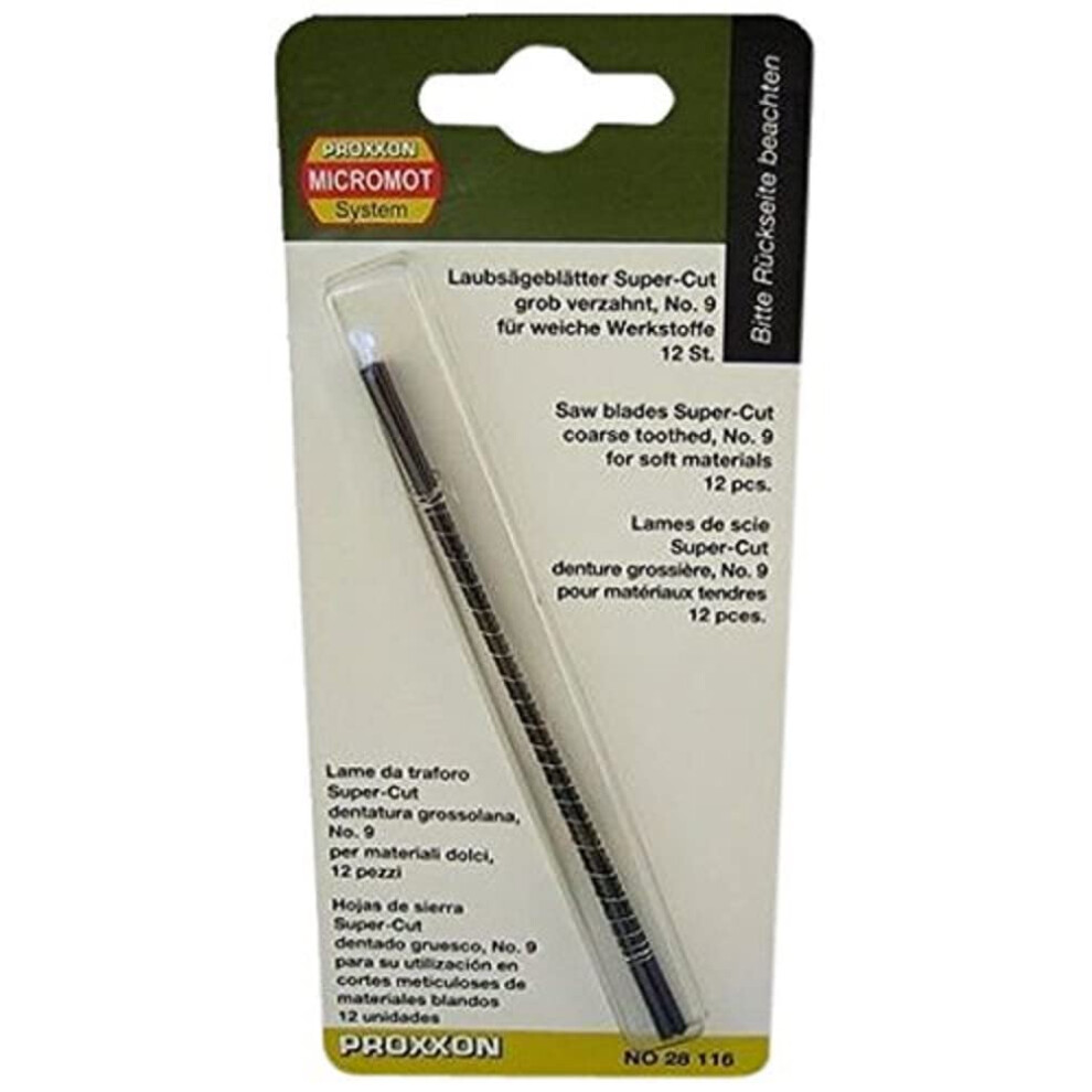 Proxxon 28116 Super-Cut Scroll Saw Blades Standard 4006274281165
