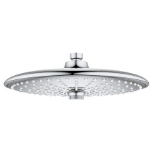 GROHE 26456000 Euphoria Feststehender 3-stufiger Rainshower-Brausekopf, Jet SmartRain Regeneinstellungen, Starlight Chrom, 1,75 GPM