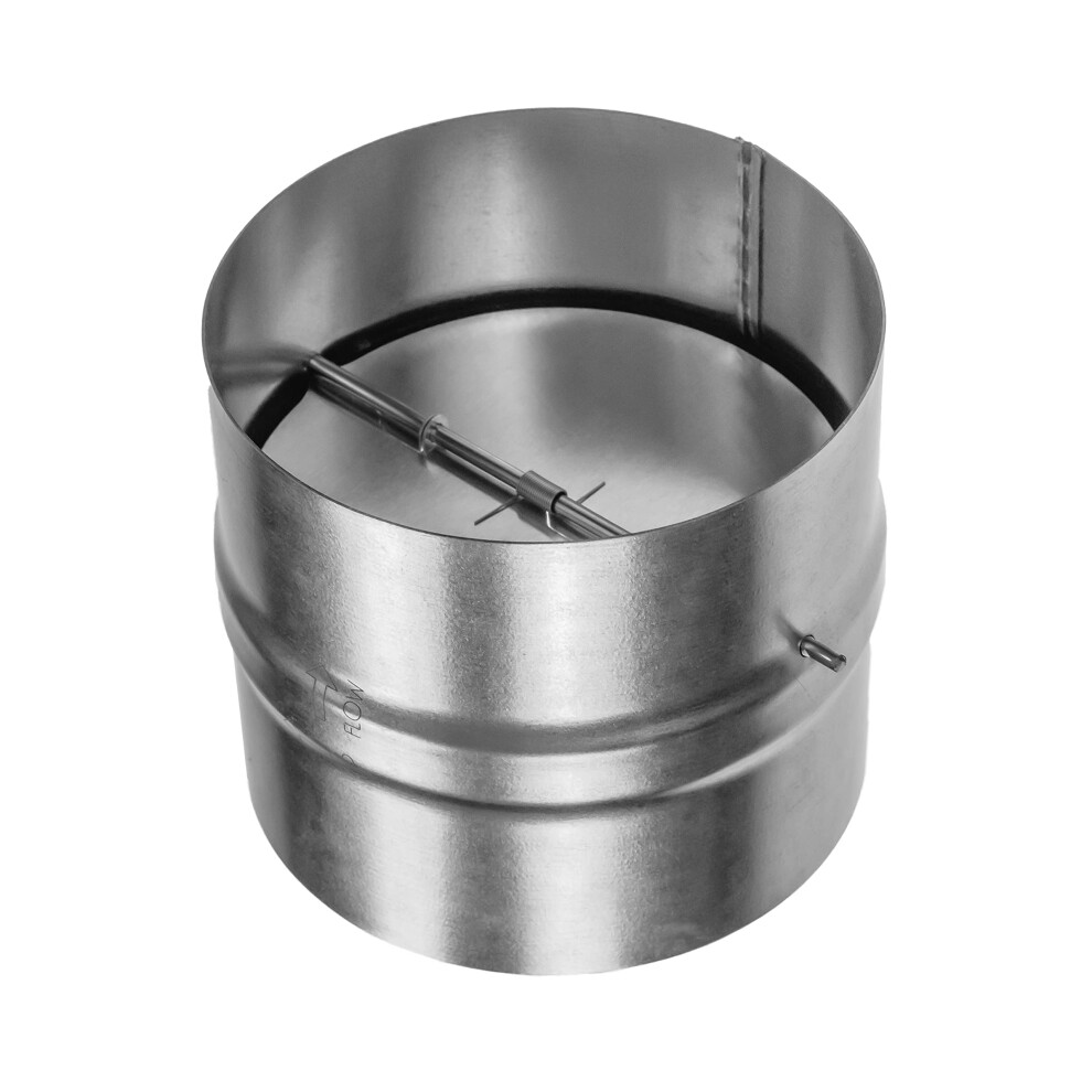 Draft Blocker 5'' Inch - Backdraft Damper - Draft Stopper - Backflow Preventer - Inline Fan Vent Deflector - One-Way Airflow Ducting - Dryer Duct Conn 7427046530248