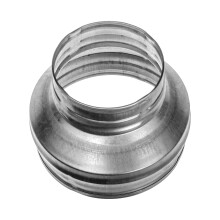 5"" to 4"" Inch Duct Reducer Round Reducer Duct Fitting Pipe Increaser Reducer Made from Galvanized Steel (Drain Waste and Vent) Reducing Coupling (M