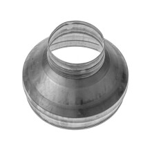 8"" to 4"" Inch Duct Reducer Round Reducer Duct Fitting Pipe Increaser Reducer Made from Galvanized Steel (Drain Waste and Vent) Reducing Coupling (M