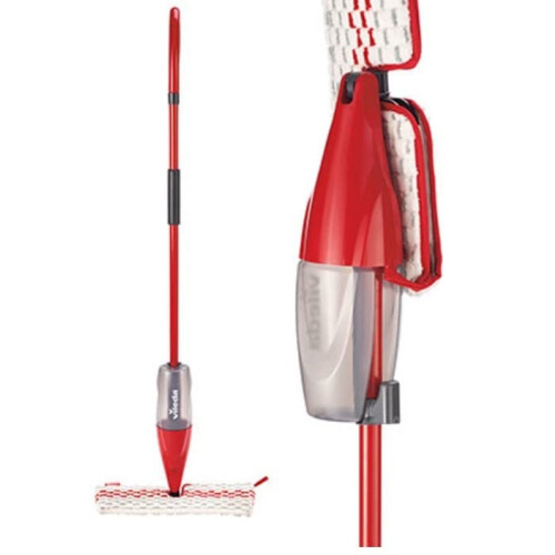 Vileda Mopp mit rotierendem Vileda Spray &amp; Clean Mikrofaser-Doppelbezug 2