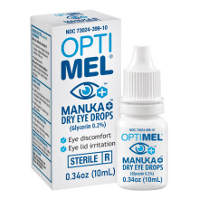 Optimel Manuka+ Honey Dry Eye Drops Hydrate and Alleviate Symptoms of Chronic Dry Eye Restore Eye Comfort Pharmaceutical Grade Manuka Honey Natura