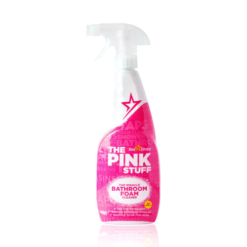 Stardrops - The Pink Stuff - The Miracle Bathroom Foam Cleaner 750ml 2-Pack Bundle 1