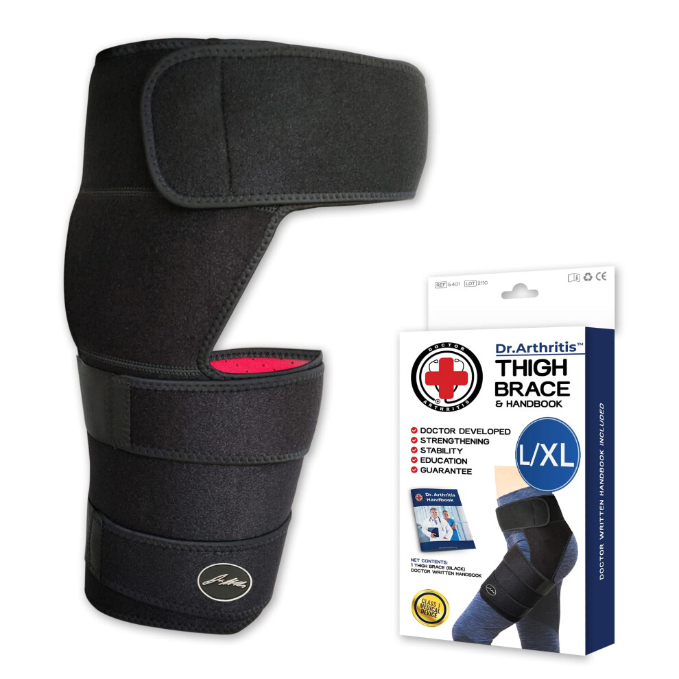 Dr. Arthritis Doctor Developed Strengthening & Stabilizing Hip Brace For Men & Women - Hip Brace For Sciatica Pain Relief - Compression Wrap For Hip Pain - Hip Supp