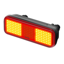 Luz trasera para bicicleta Knog Blinder Link - Negro - Montaje en portaequipajes - Recargable por USB