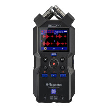 Zoom H4essential 4-Track Handy Recorder (2024 Model Essential Series) with 32-Bit Float Accessibility Stereo Microphones 2 XLR/TRS Combo Inputs U