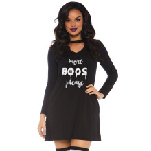 Ben Avenue More Boos Jersey kjole med Po sort farve