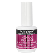 Mia Secret UV Finish Gel 15 ml - Professioneller Hochglanz-Gel-Topcoat für verbesserte Acryl-Nägel