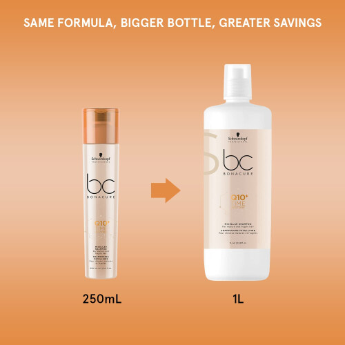Schwarzkopf BC BONACURE Q10+ Time Restore Miselli-shampoo 115 ml 2