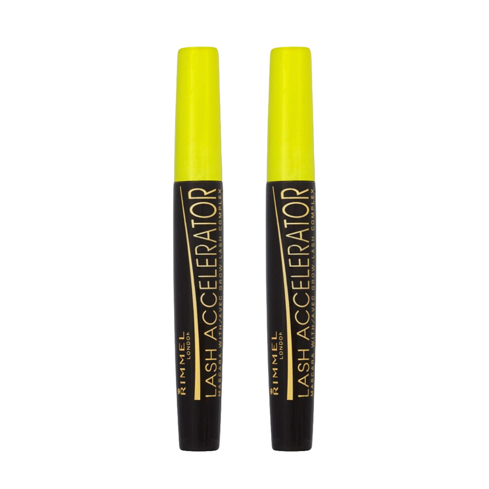 Rimmel Lash Accelerator Mascara  Extreme Black (2-Pack)