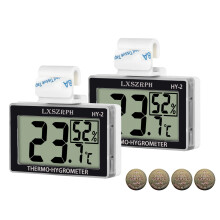 LXSZRPH Reptile Thermometer Hygrometer HD LCD Reptile Tank Digital Thermometer with Hook Temperature Humidity Meter Gauge for Reptile Tanks Terrarium