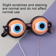 (Black, 1pc) Crazy Eyes Glasses Toys Adult Party Supplies Like Fun Pranks Christmas Birthday Presents