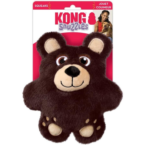 KONG KONG Snuzzles Bear Dog Toy Medium