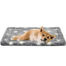 EMPSIGN Dog Crate Pad - Reversible Kennel Mat (Cool & Warm) Machine Washable Cozy Star Pattern Sleeping Pad for Small Medium Large Dogs All-Season