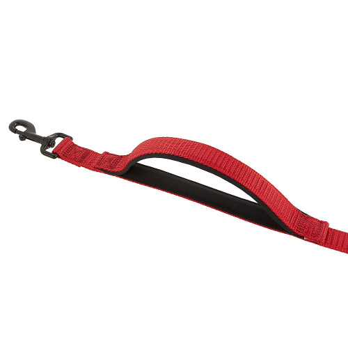 KONG KONG Comfort Ultra Durable Traffic Padded Handle Quick Control Leash 4' (Red) 2