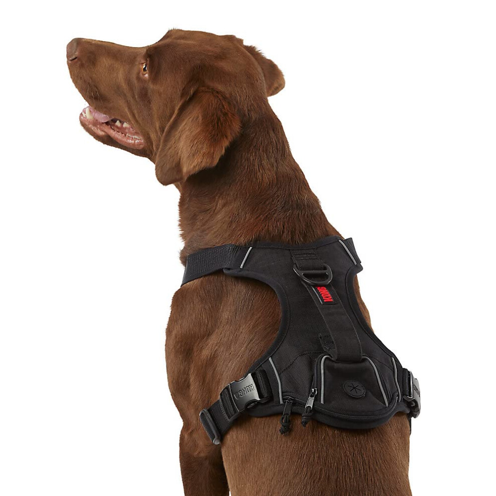 KONG Ultra Durable Waste Bag Harness (Medium  Black)