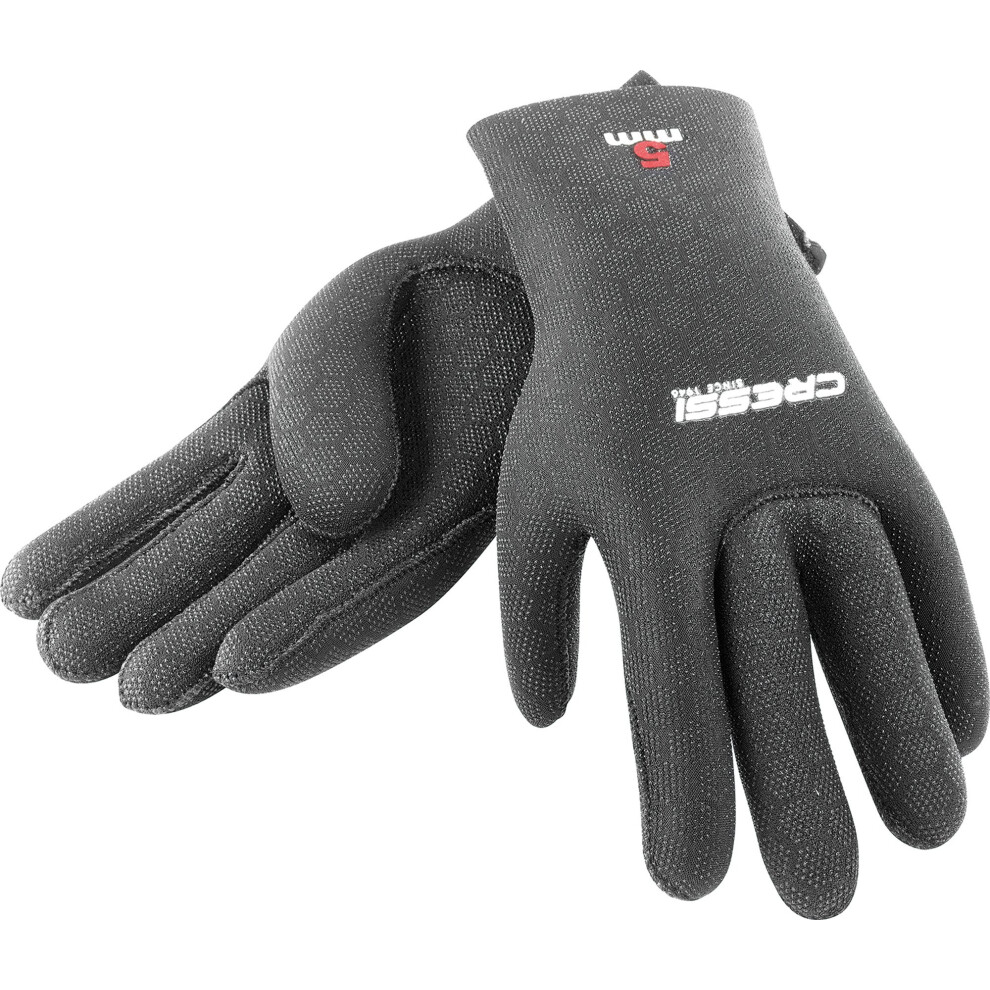 Cressi High Stretch Gloves 5 Mm Black L