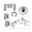 Tecnoseal Anode Kit w/Hardware - Mercury Bravo 1 - Magnesium 2