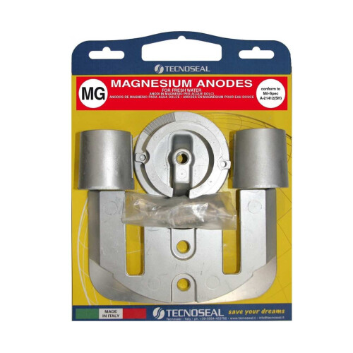 Tecnoseal Anode Kit w/Hardware - Mercury Bravo 1 - Magnesium