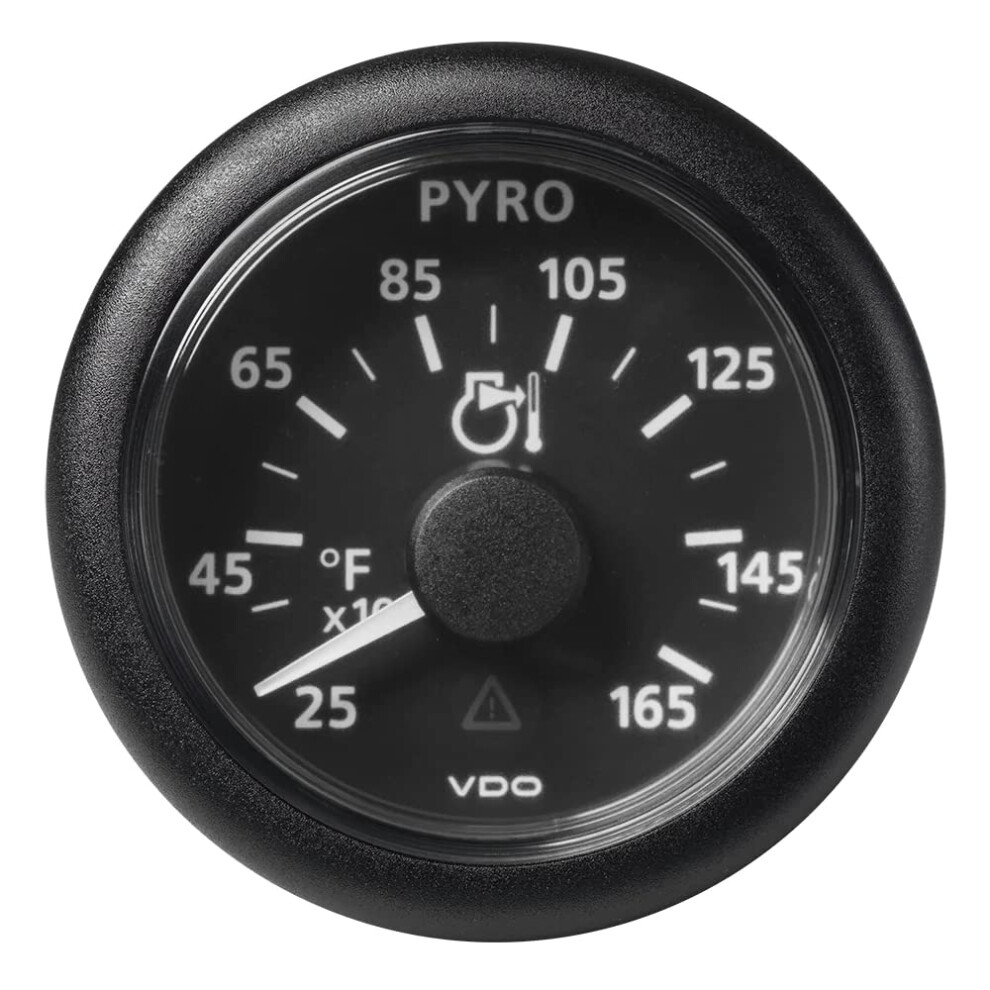Veratron 52 Mm (2-1/16"") Viewline Pyrometer - 250 To 1650F - Black Dial & Bezel