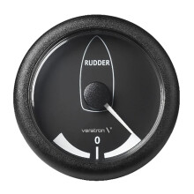 Veratron 3-3/8"" (85MM) ViewLine Rudder Angle Indicator -45/+45 - 8 to 32V - Black Dial & Bezel